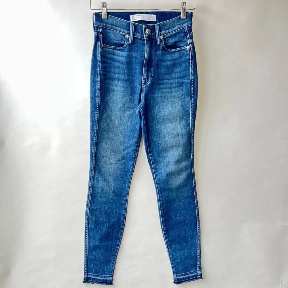 AYR the riser skinny jeans, medium wash blue, Size 26/28 L72